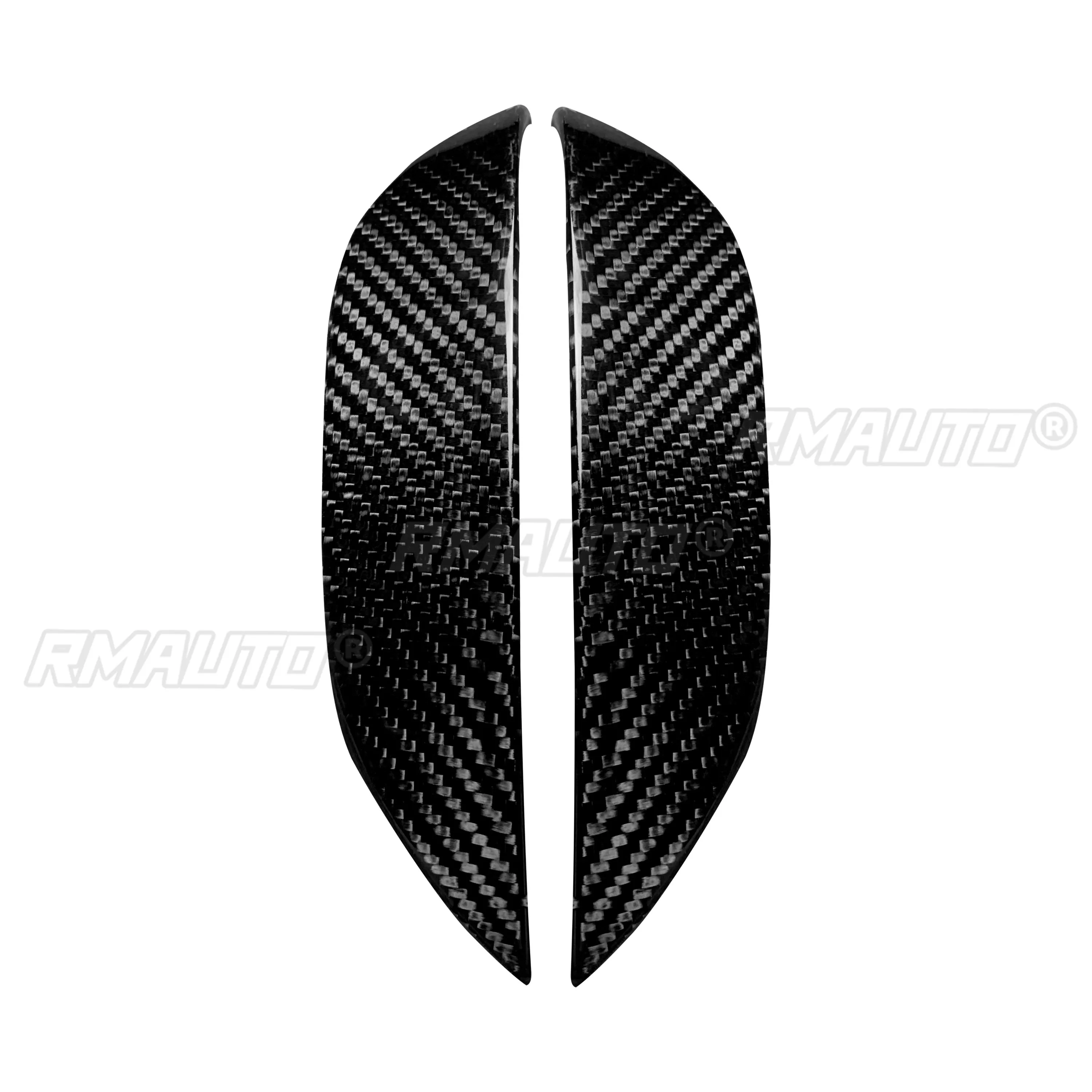 Car Rearview Mirror Rain Eyebrow Real Dry Carbon Fiber Sun Visor Shade Cover Universal Auto Rear View Mirror Rainy Shield Guard