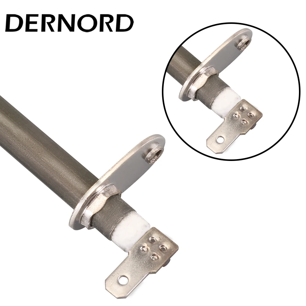 DERNORD 110V Air Heating Element with Round Metal Sheet Electric Oven Heater Hot Air Heating Resistance 250W/275W/310W/375W