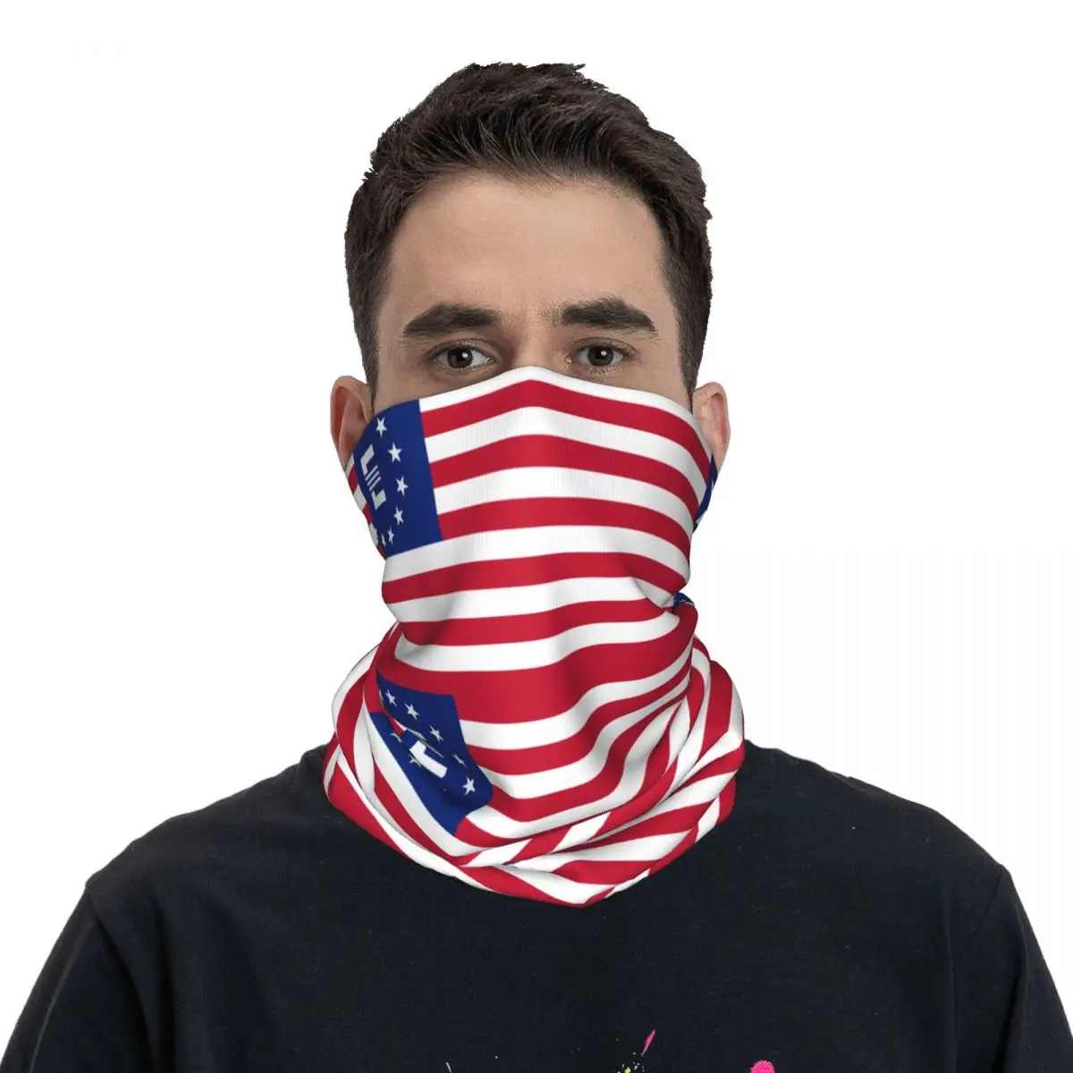 Flag Of The Enclave Bandana Neck Gaiter syal selendang hangat uniseks dewasa dapat dicuci