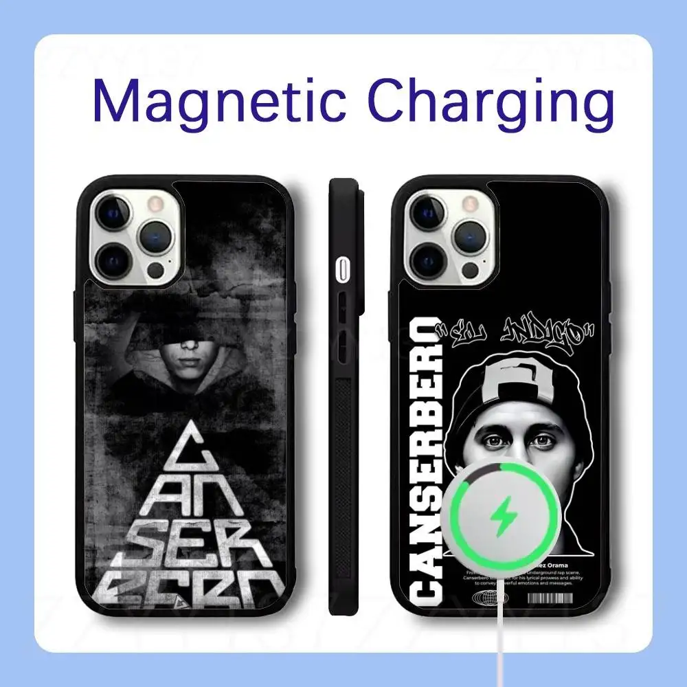 

Canserbero Muerte Phone Case For iPhone 17,16,15,14,13,12,11,Pro,Max,Plus,Air,Mini,SE Magsafe Magnetic Wireless Charging