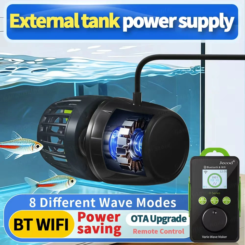 Jebao Jecod Aquarium Water Pump GMP Series New Model Support-OTA WiFi BT Connectivity Silent Operation Aquarium Accessories
