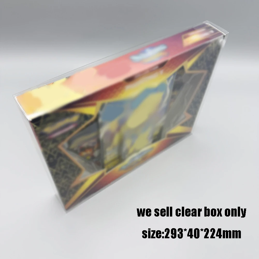 Transparent storage case PET box for PTCG: SS4.5 Shining Fates Collection V Box display protection box