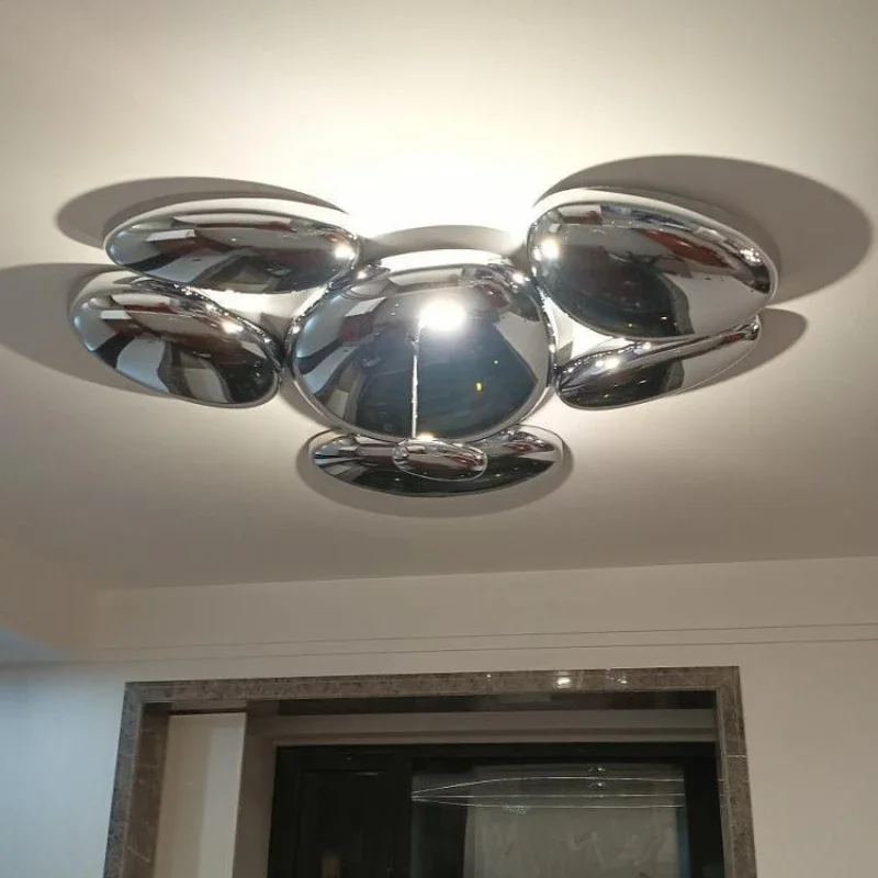 Modern LED Cobblestone Ceiling lights Water Drop Lamps For Living Room Dining Bedroom Chandeliers Home Decor Lustre Fixtures