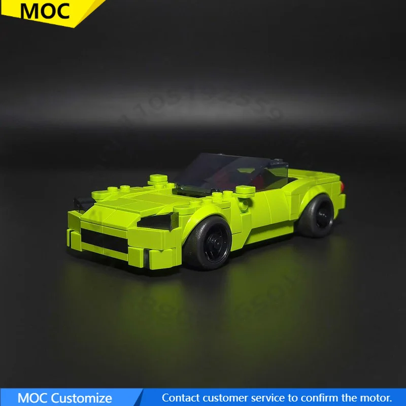 724 قطعة سرعة Hypercar 77237 S2000 MOC تخصيص وحدات بنة الاطفال تصميم الطوب التكنولوجيا لتقوم بها بنفسك عطلة لعبة الهدايا