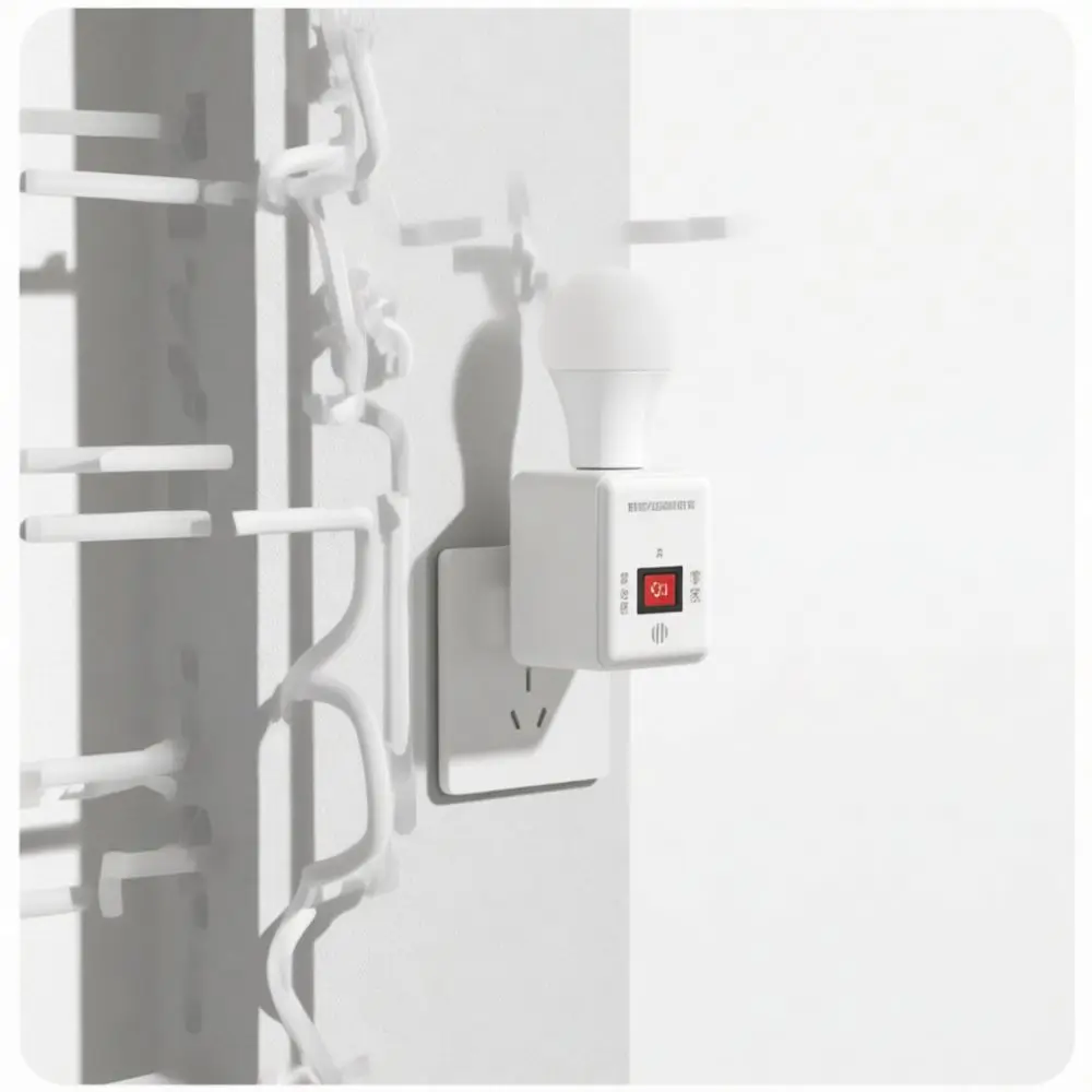 Radar Sensor Light Base E27 Socket Automatic Induction Lamp Holder Smart Switch For Wardrobe Staircase Household Illumination