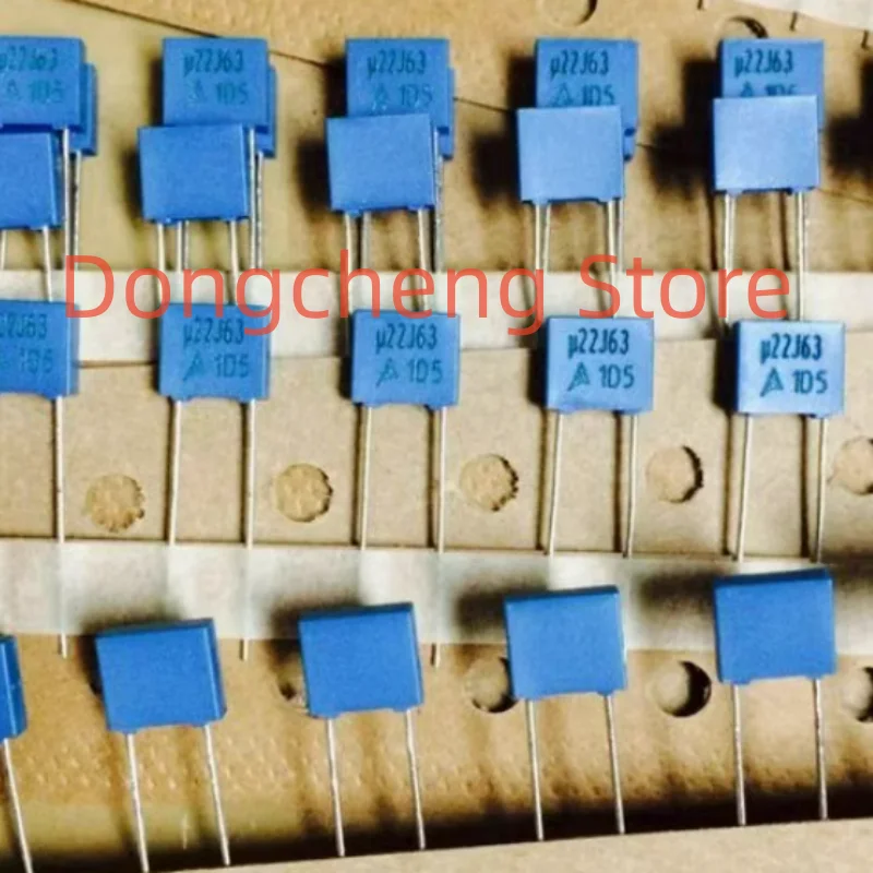 10PCS/30PCS/50PCS Original EPCOS TDK 63V 220NF u22J63 foil film capacitor 63V0.22UF 0.22UF 63V224 224 63V220NF Foot distance 5MM