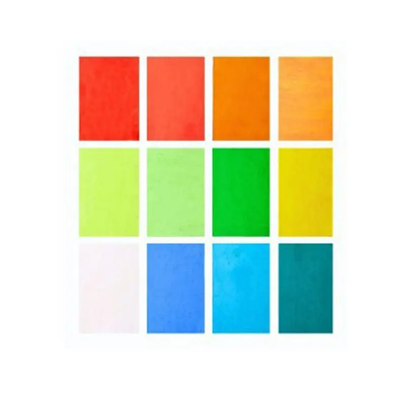 RALCA-Transparent Window Film 10X15cm Self-Adhesive 12 Colors Bundle Pack For DIY Christmas Party Home Decoration Glass