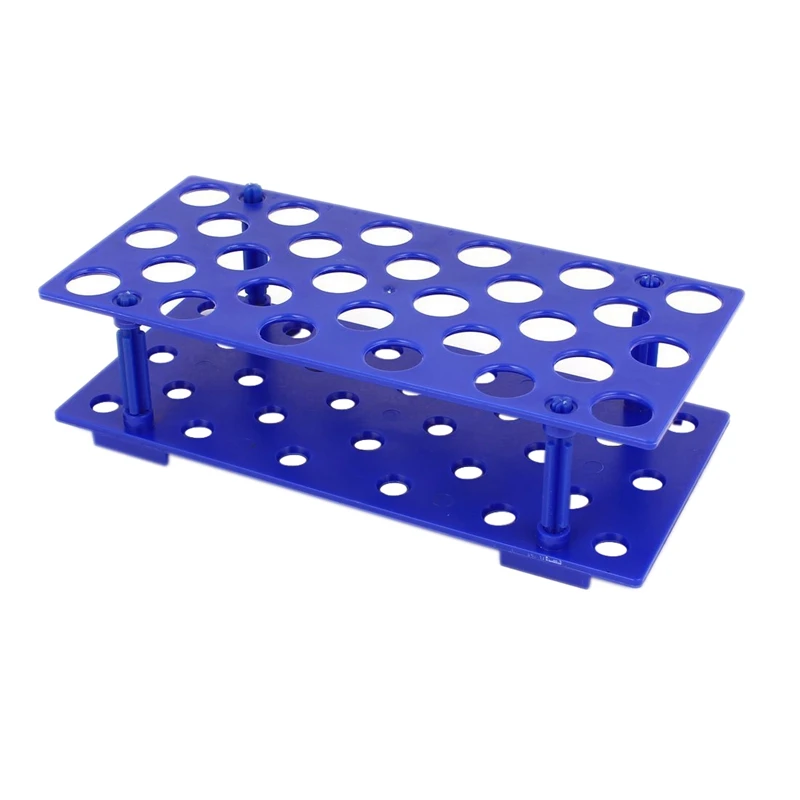 A59Z-Laboratory Plastic 28 Hole 17Mm Dia 15ML Centrifugal Test Tube Rack Holder & Plastic Test Tube Rack For 30Mm Tube, 21 Well,