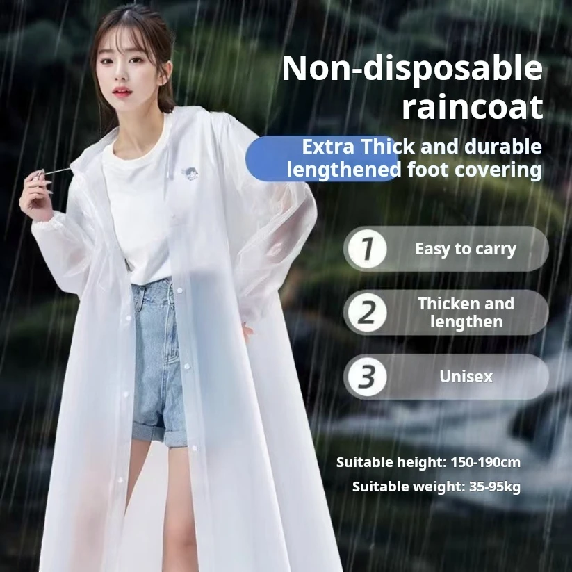 

Waterproof Raincoat Outdoor Hiking Portable Adult Poncho Raincoat Emergency Anti-rain coat 2024 New fashion coloful choice