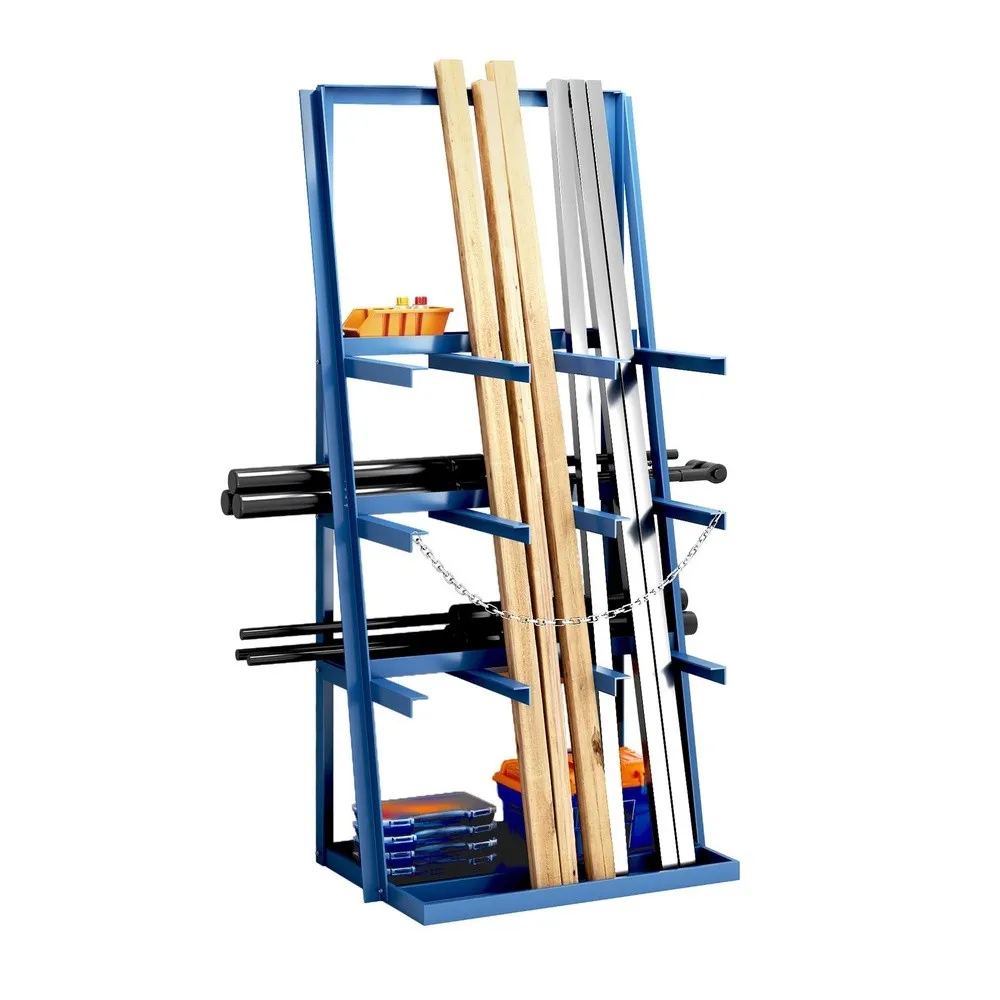 Vertical Bar Rack with Safety Chain 3000 Lbs Capacity