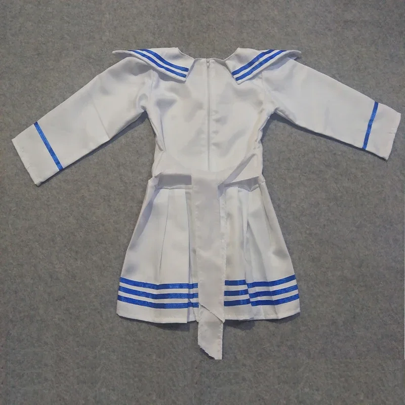 Ragazza o ragazzo Baby White Navy Sailor Marine Stripe Costume Party per Kid Hat + Tops + Pant