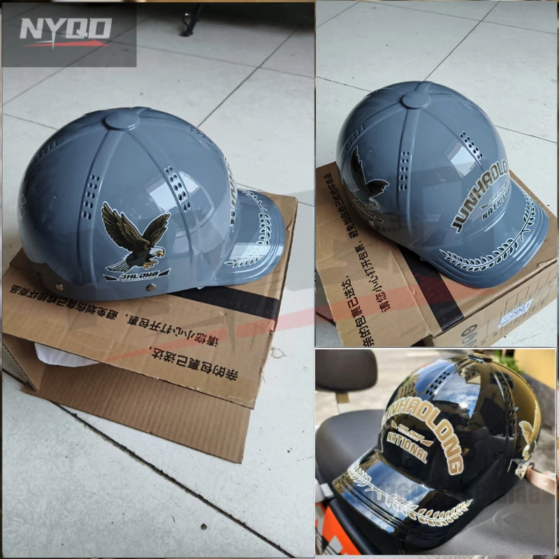 

Summer Motorcycle Visor Helmet Cap Helmet Baseball Helmet Electric Vehicle Unisex Summer Day Sunscreen Breathable Hard Hat