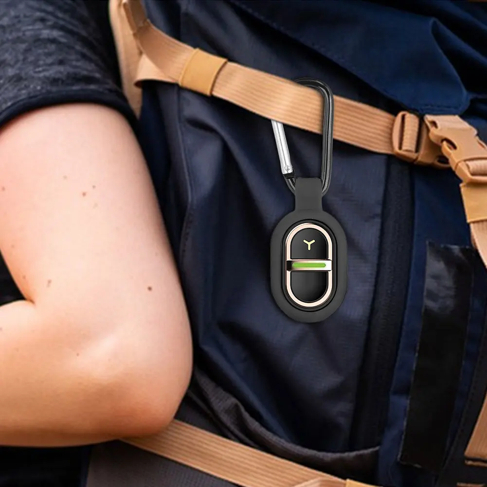 

Ультразвуковой мини-отпугиватель комаров с карабином, портативный репеллент от укусов комаров для использования на улице