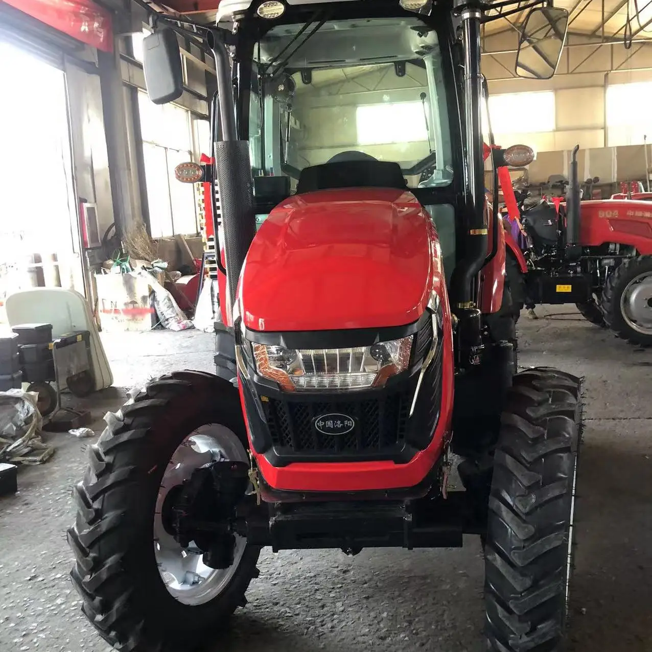 Factory Direct Supply Compact Farm Tractor 4x4 Drive Cab Diesel Engine Agricultural Machinery For Farming Land Management - view 6