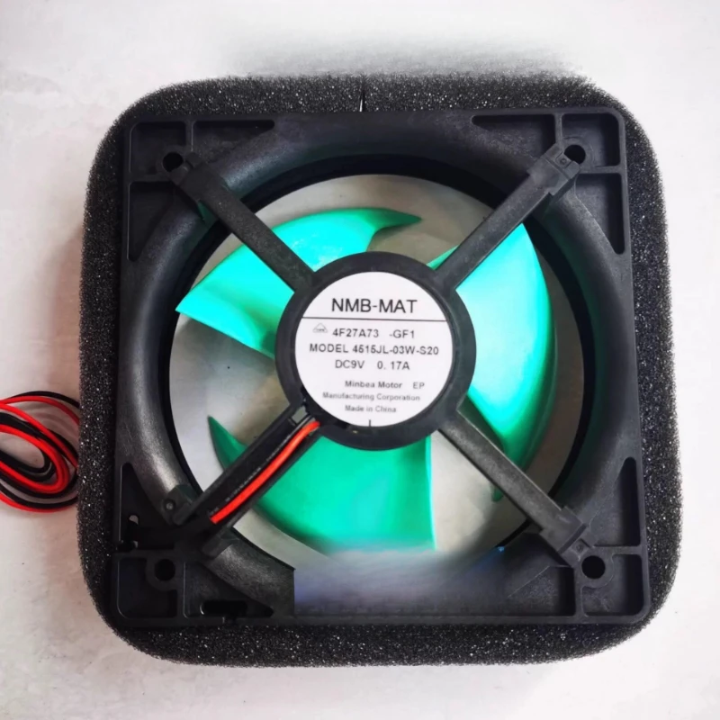 Suitable for Haier refrigerator fan/refrigerated freezer fan 4515JL-03W-S20 DC9V 0.17A (with shockproof sponge)