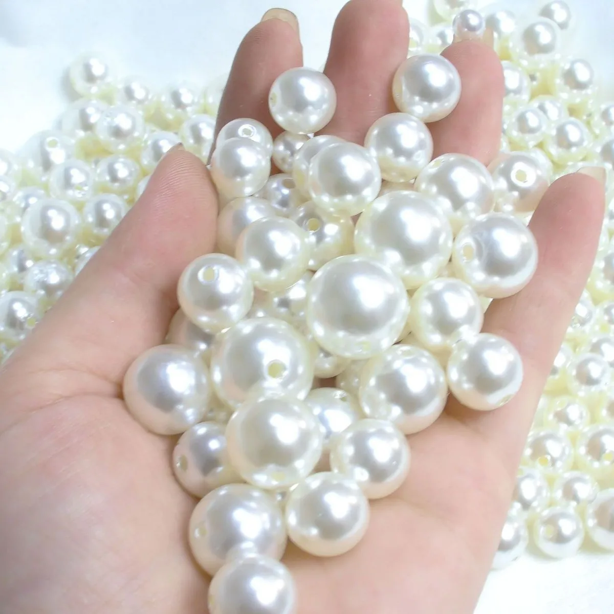

4mm/6mm/8mm/10mm/12mm/ Pearl beads ABS loose Round Beads Craft For Fashion Jewelry Making Acrylic DIY Imitation Beads 30-1000pcs