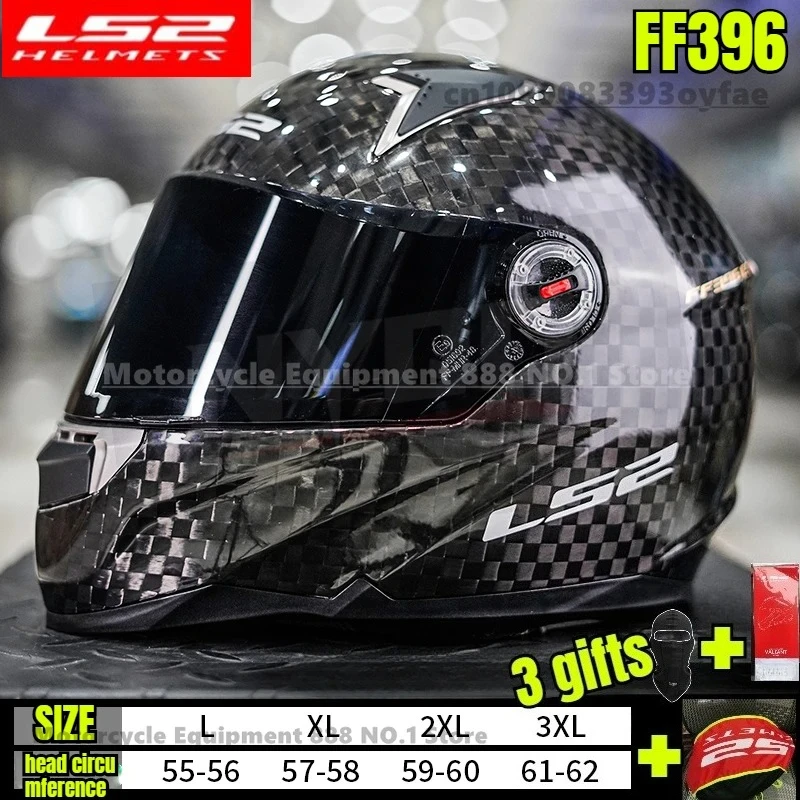 

Original LS2 FF396 Carbon Fiber Motorcycle Helmet Full Face Helmets Casco Casque Moto Lightweight SHARP Capacete Ls2 Motocross
