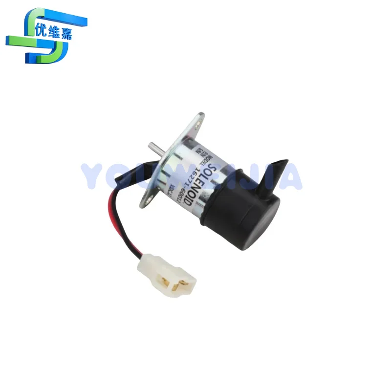 Suitable for Kubota U15 20 30 35 excavator shutdown switch oil cut off solenoid valve 16271-60010
