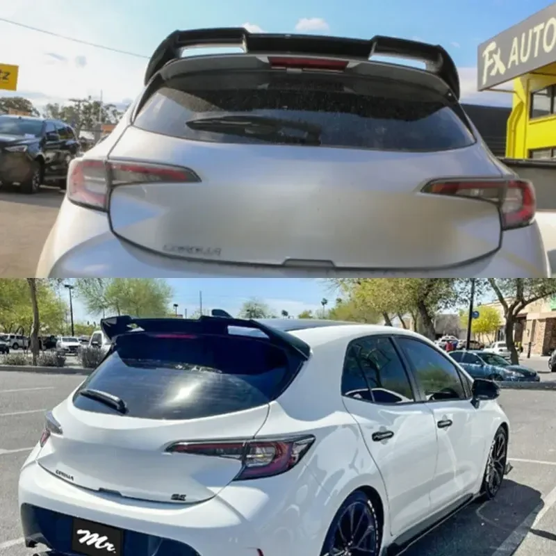 Deflector Spoiler Tail Rear Wings Primer Color Rear Spoiler for Toyota Corolla Hatchback Spoiler 2019+