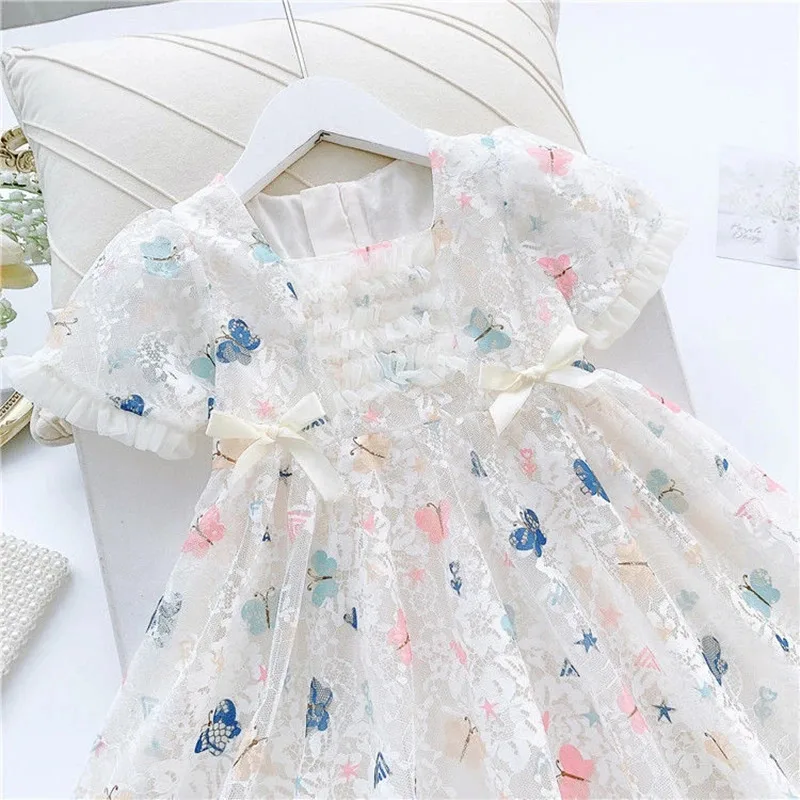 فستان الأميرة للفتيات الصغيرات فستان عيد ميلاد للأطفال بعطلات 2 3 4 5 6 7 8 9 سنوات