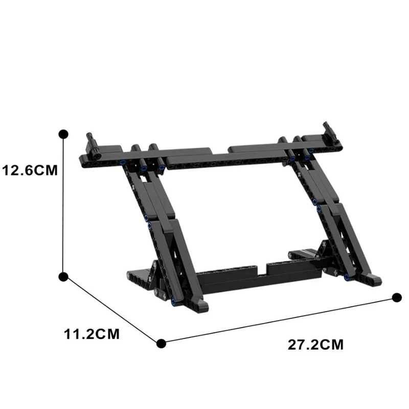 NEW 84PCS MOC 1:8 scale Vertical Custom stand 42096 42125 42141 Sports car racing Model Display Stand ChildToy technology blocks