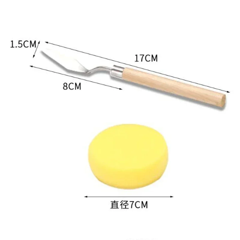 15pcs/set Hook Line Pen Painting Brush Children DIY Art Supplies Stationery Watercolor Brush Paintbrush Bag with Scraper Sponge