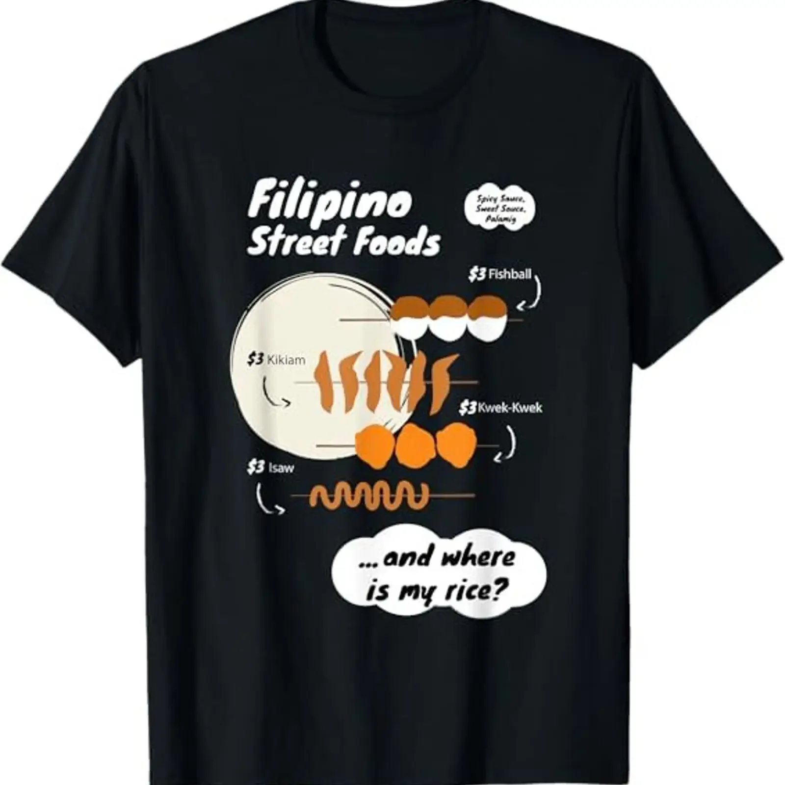 NUEVA Camiseta de Edición Limitada con Diseño Divertido de Comida Filipina, Arroz de Filipinas, Tallas S a 3XL, Estilo Vintage Lavado, Ropa de Diseñador Versátil