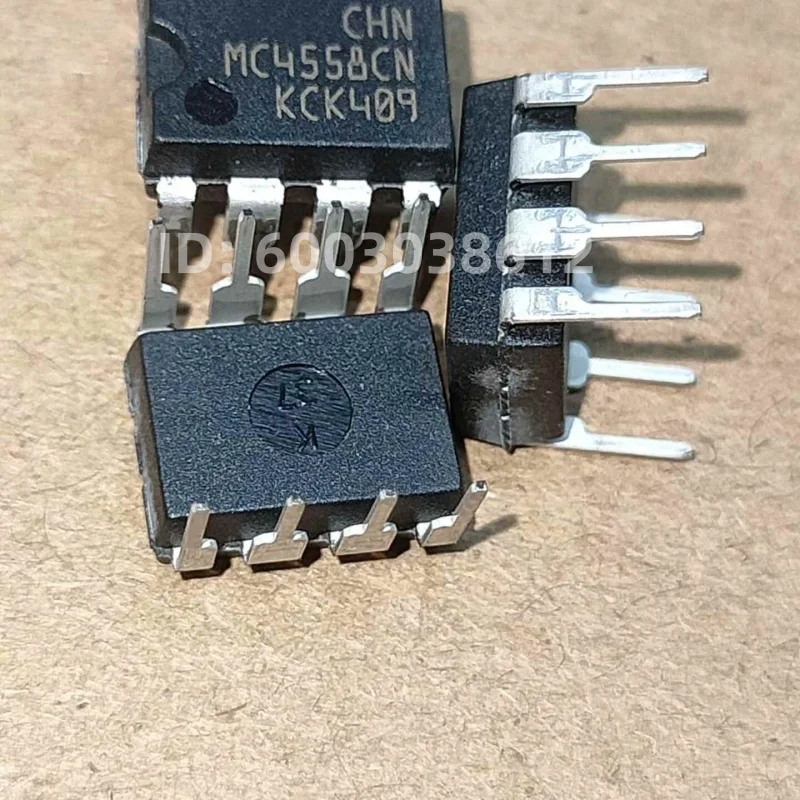 10PCS New original MC4558CN in-line DIP-8 TJM4558CN operational amplifier 4558C