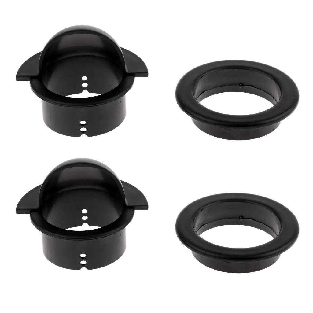 Foosball Ball Drop Entry Cups Set Plastic Foosball Table Accessories for Easy Replacement Suitable for Home and Club Use