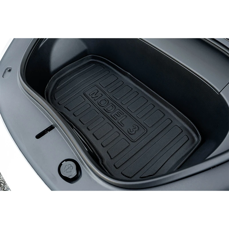 Cargo Liner Set For Tesla Model 3 2024 2021-2023.10 Highland All-Weather Trunk Mats Front Boot & Cargo Lower Storage Tray