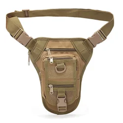 Camouflage outdoor sports waist bag training leg bag large capacity waterproof mountaineering waterproof multifunctional bag
