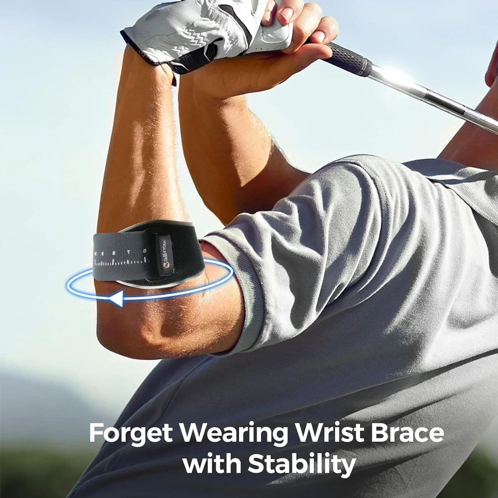 1PCS Elbow Brace for Tennis Elbow Relief with Removebale Pad,Adjustable & Comfortable Golfers Elbow Brace Straps for Women Men