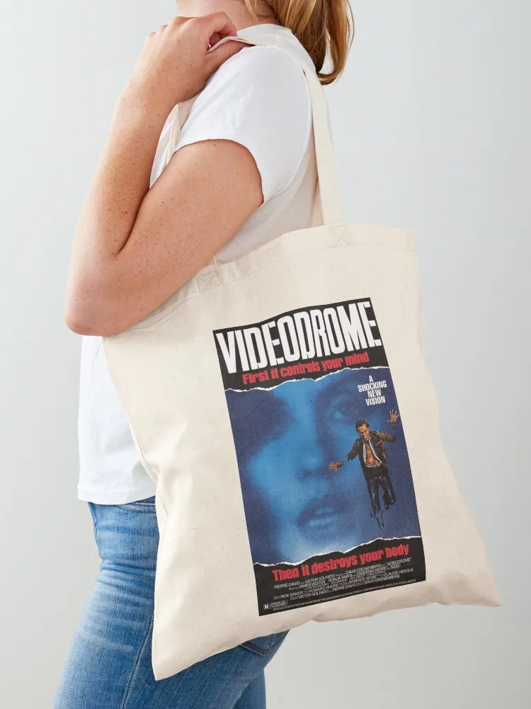 

Videodrome Tote Bag Women bags Gift bag sac pour femme shoping bag