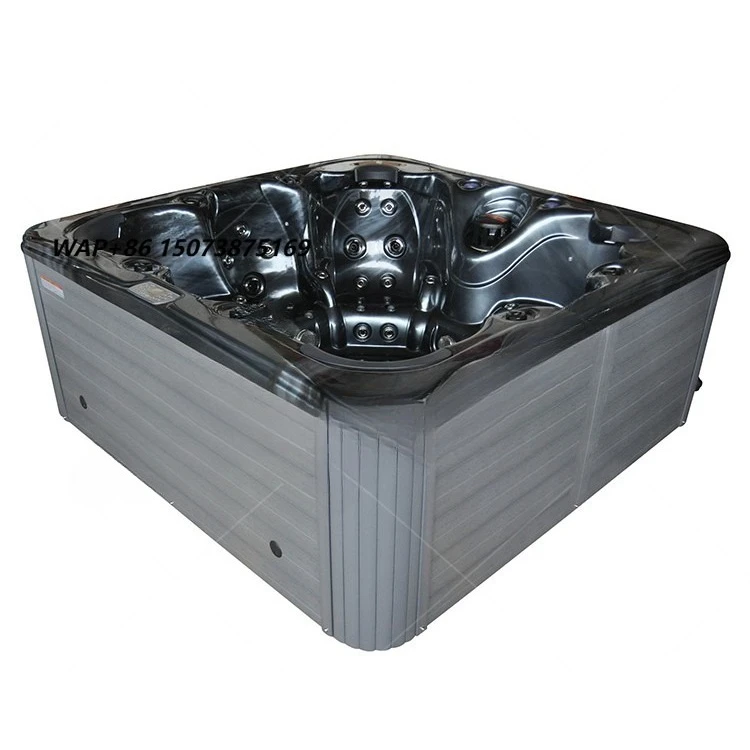 Outdoor 5 Person Hot Tub Outdoor Intelligent Bath Whirlpool Jet Tub Swimming Pool Jacuzzier Spa Bathtubs