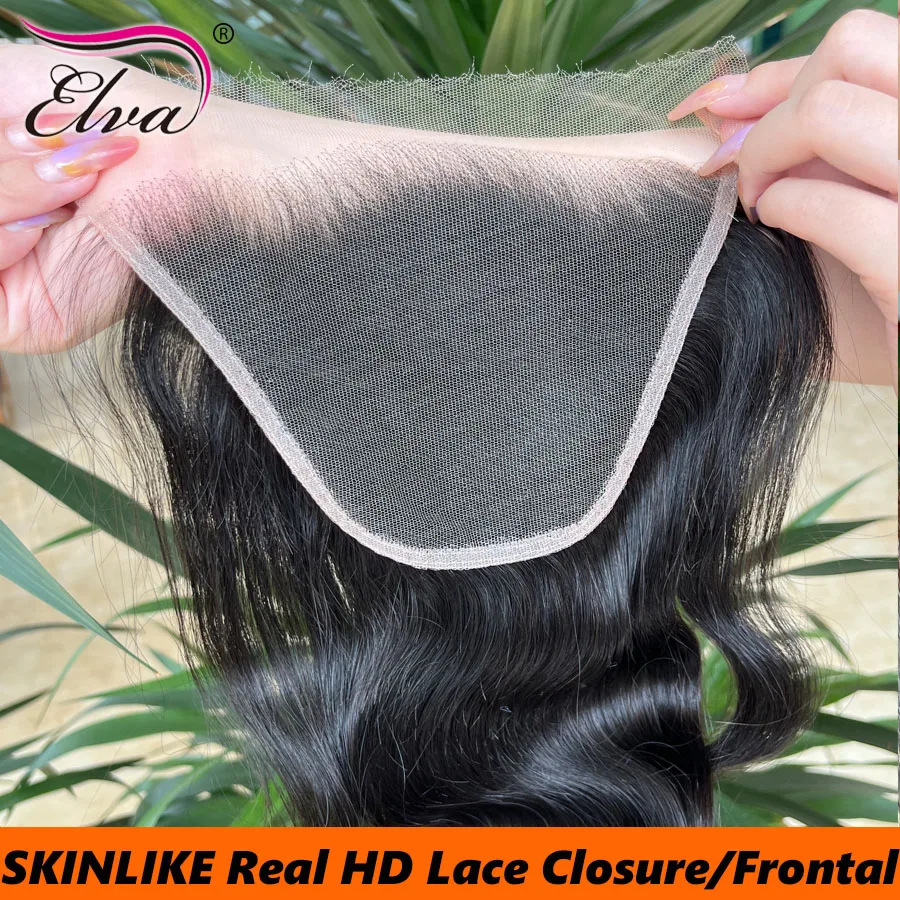 

Invisible Real HD Lace 5x5 7x5 9x6 HD Closure Human Hair Melt Skins 13x4 13x6 HD Lace Frontal Only Pre Plucked Lace Small KnoTS
