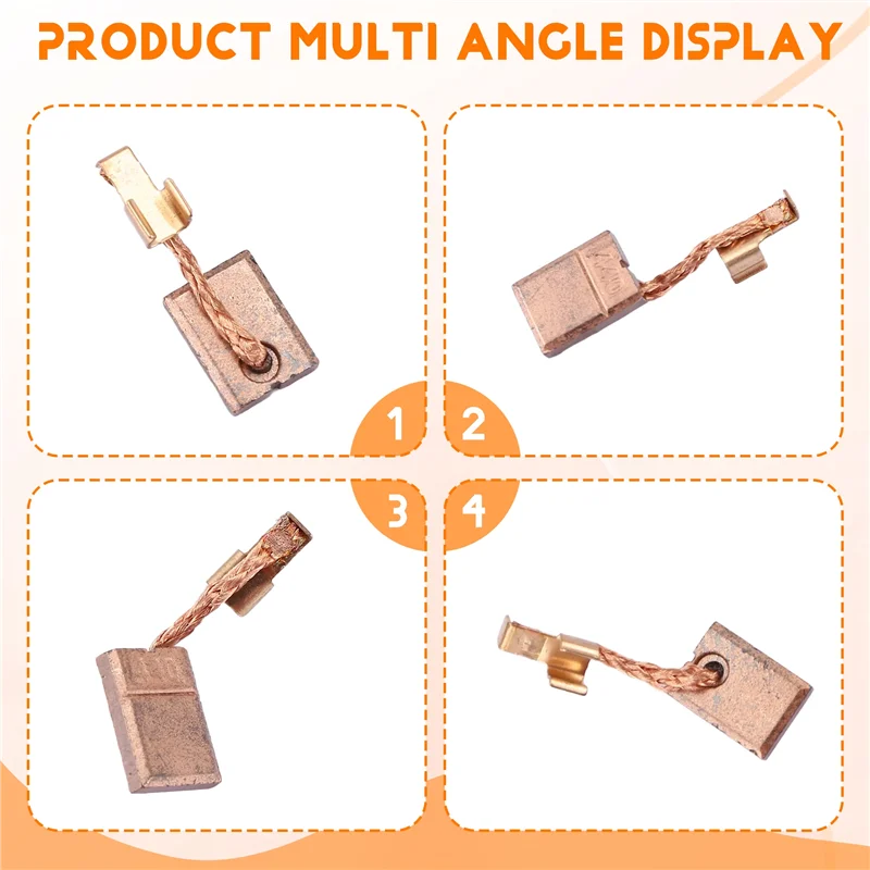 

A24F-6-PACK Durable CB-440 Carbon Brushes Replacement Carbon Brushes For CB-440 CB-448 CB-436 195021-6 194427-5