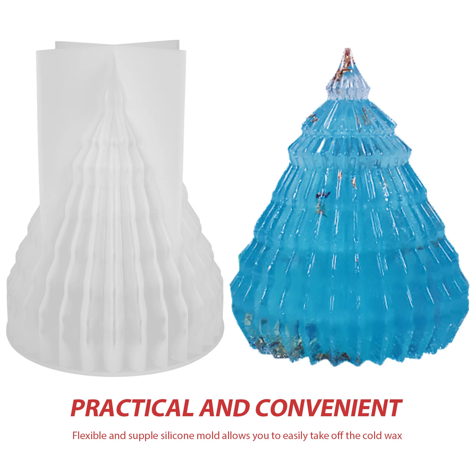 

Christmas Tree Silicone Mold Flexible Soft DIY Mold for Handmade Aromatherapy Scented Making DIY Molds