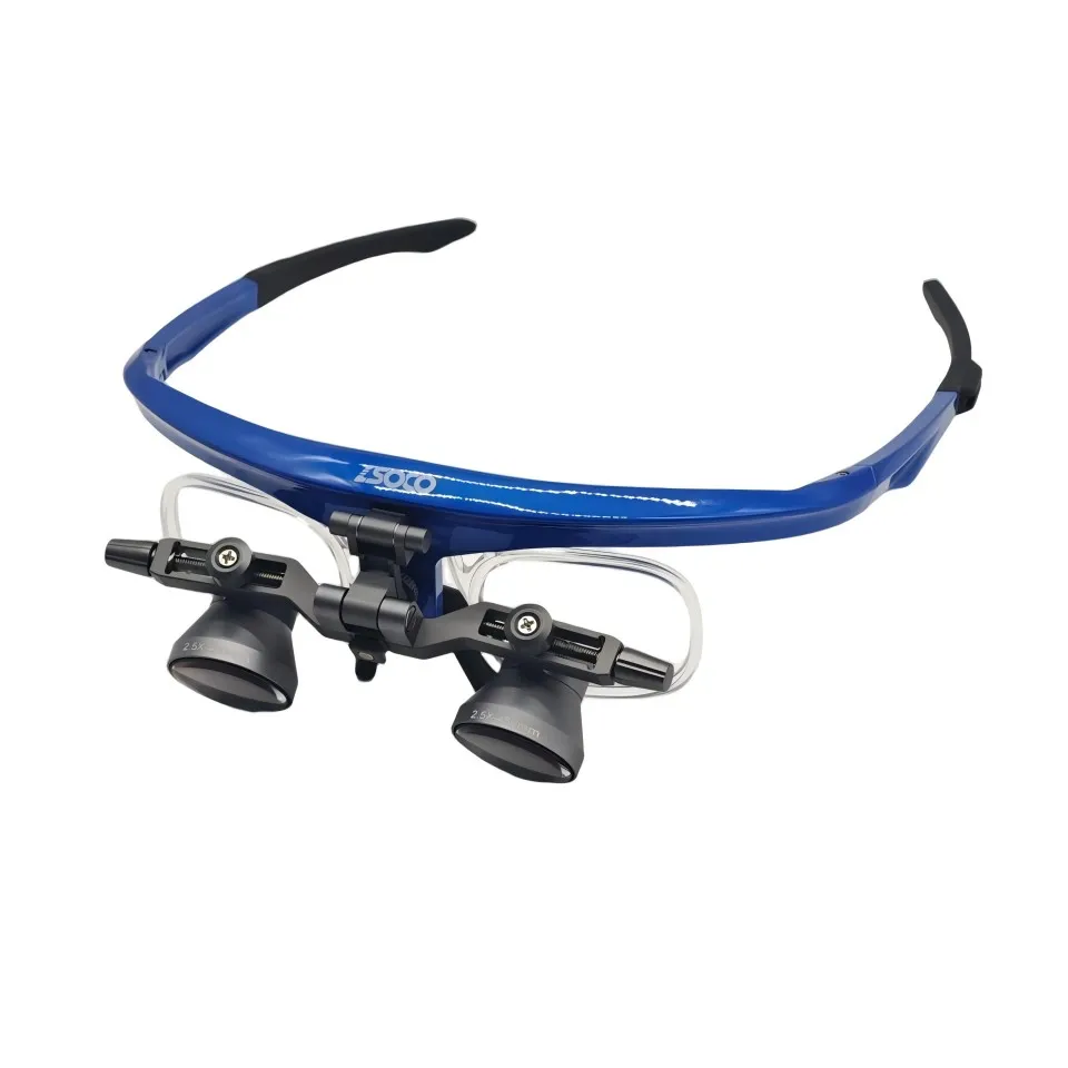 Medical Surgical Magnifier Dental Loupes 2.5X 3.5X Flip-Up Binoculars Lightweight Galilean Glasses Adjustable PD Clinic Tools