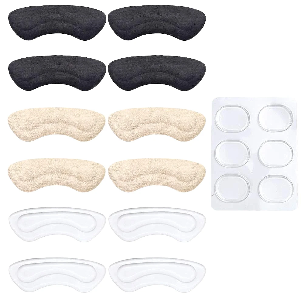 

18PCS Heel Cushion Inserts/Pads, Reusable Self-Adhesive Heel Shoe Grips Blister Shoe Pads for Men's and Women's Loose Shoes,