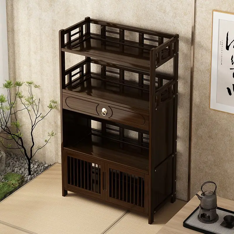 New Chinese-style Bogu rack, tea rack, household multi-layer rack, small coffee table