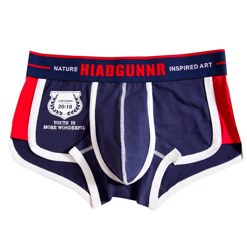 4-pack men's underwear men's boxers youth sports shorts breathable cotton fashionable boxers personality men's underpants briefs