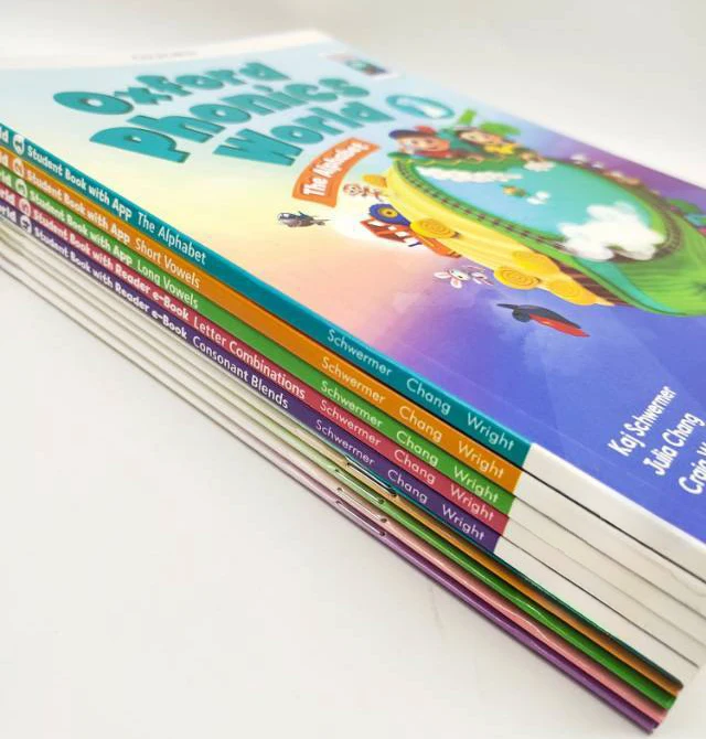 2 Book Children In English Teaching Oxford Phonics World Level 1/2/3/4/5 Reading Books + Workbooks Books For Kids Learning Book