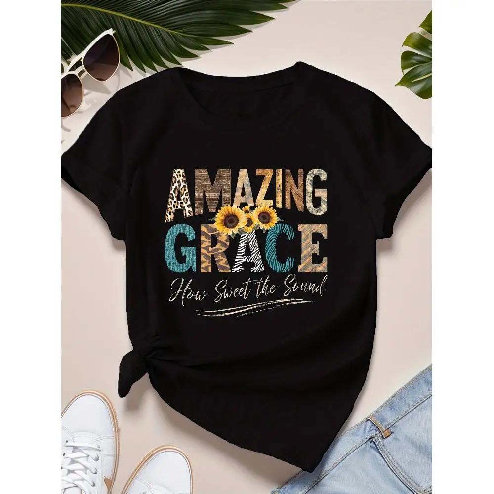 

sunflowers AMAZING GRACE women's comfit t-shirt