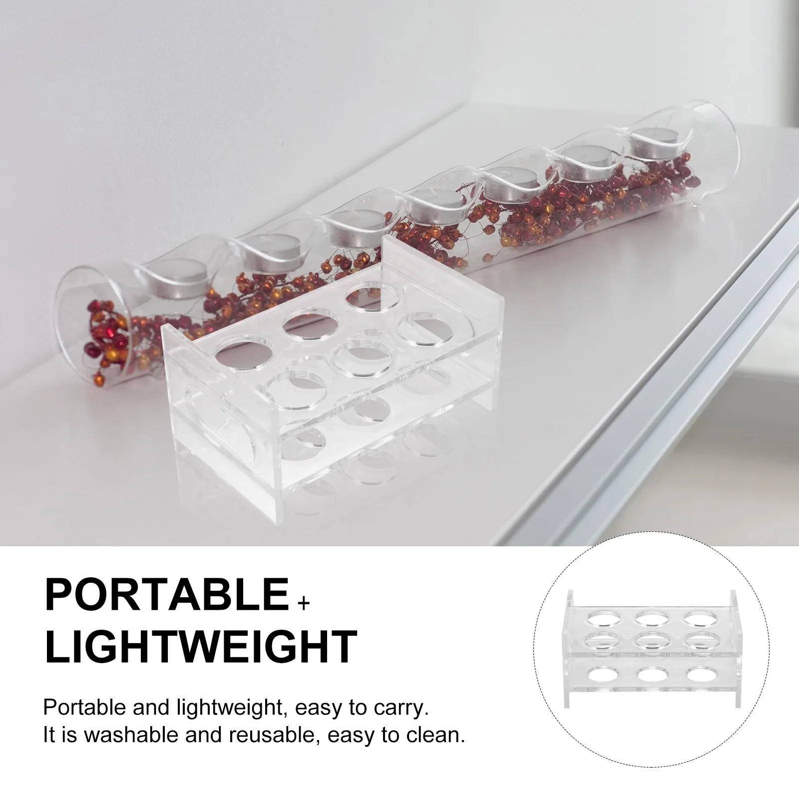 

Round Cup Holder Acrylic Drinkware Display Rack for Mugs Whisky Glasses Bar Liquor Shot Glass Storage Solution Practical