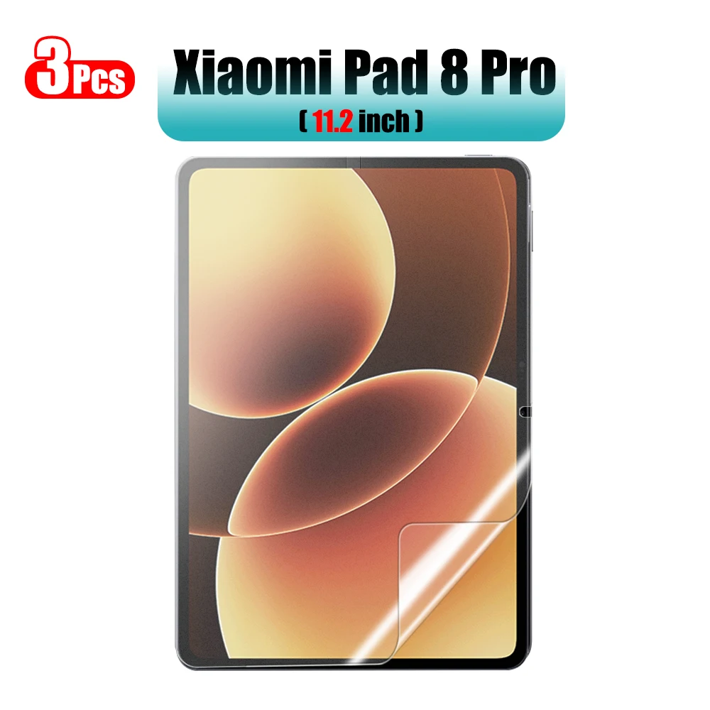 3 stuks papierachtige schermbeschermer voor Xiaomi Pad 8 Pro 11.2 film zonder glas