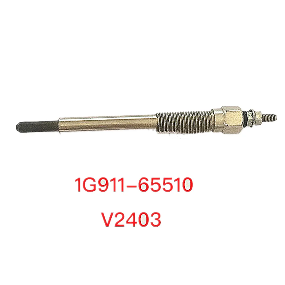 1PCSFor Kubota Glow Plug 1G911-65510 1G777-65510 16851-65512 1G852-65512 15221-65510 16281-65510 D1105 V1505 D750 D850 D1302 