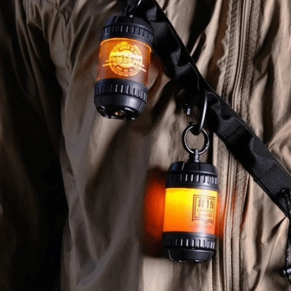 

1000mAh Rechargeable LED Camping Light 4 Adjustable Lighting Modes 4 Dimmable Modes Emergency Light Magnet Base