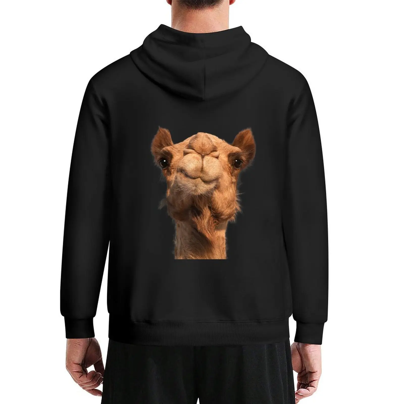 

Camel Animal Face Hoodie men's clothes men clothing men's clothing men's winter sweater japanese hoodie