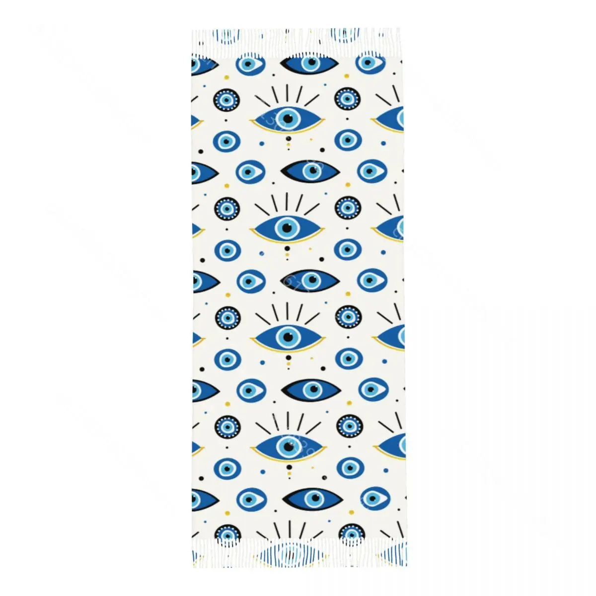 Dames Sjaal Met Kwast Nazar Boze Oog Lucky Charms Lange Super Zachte Sjaal Wrap Turkse Amuletten Geschenken Pashmina Sjaals