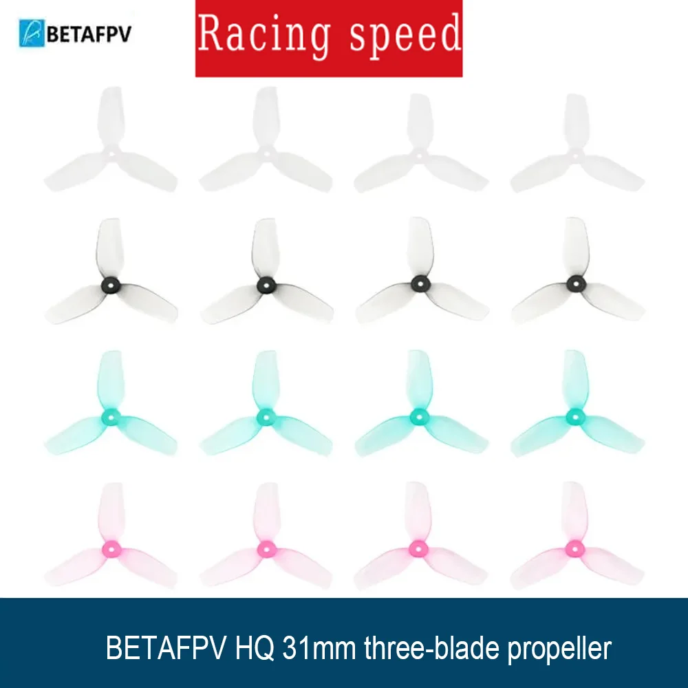 BETAFPV HQ 31mm 3-Blade Prop 1.0mm Shaft Ultralight for Air65 Tinywhoop FPV Drone
